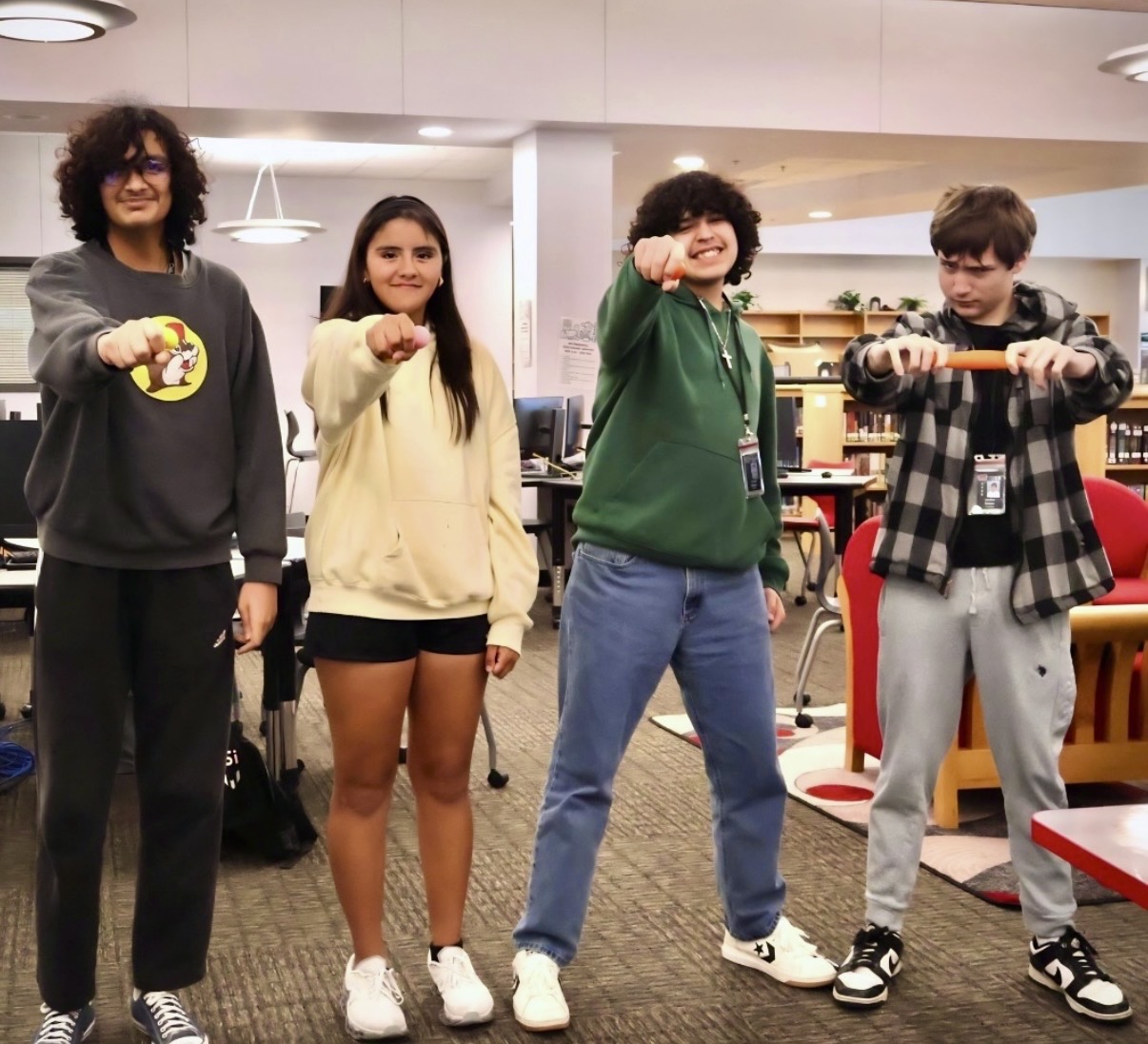 Students at BC2M socialization event
